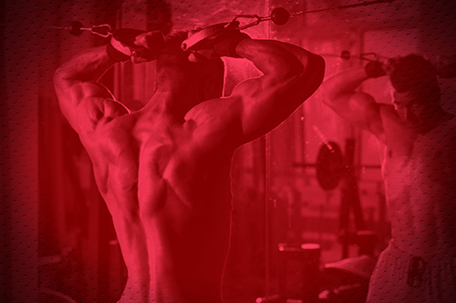 meat Man working out