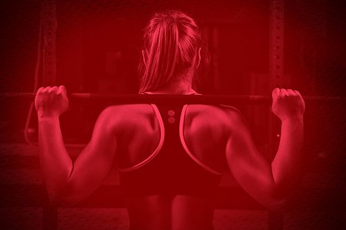 meat Woman weight lifting